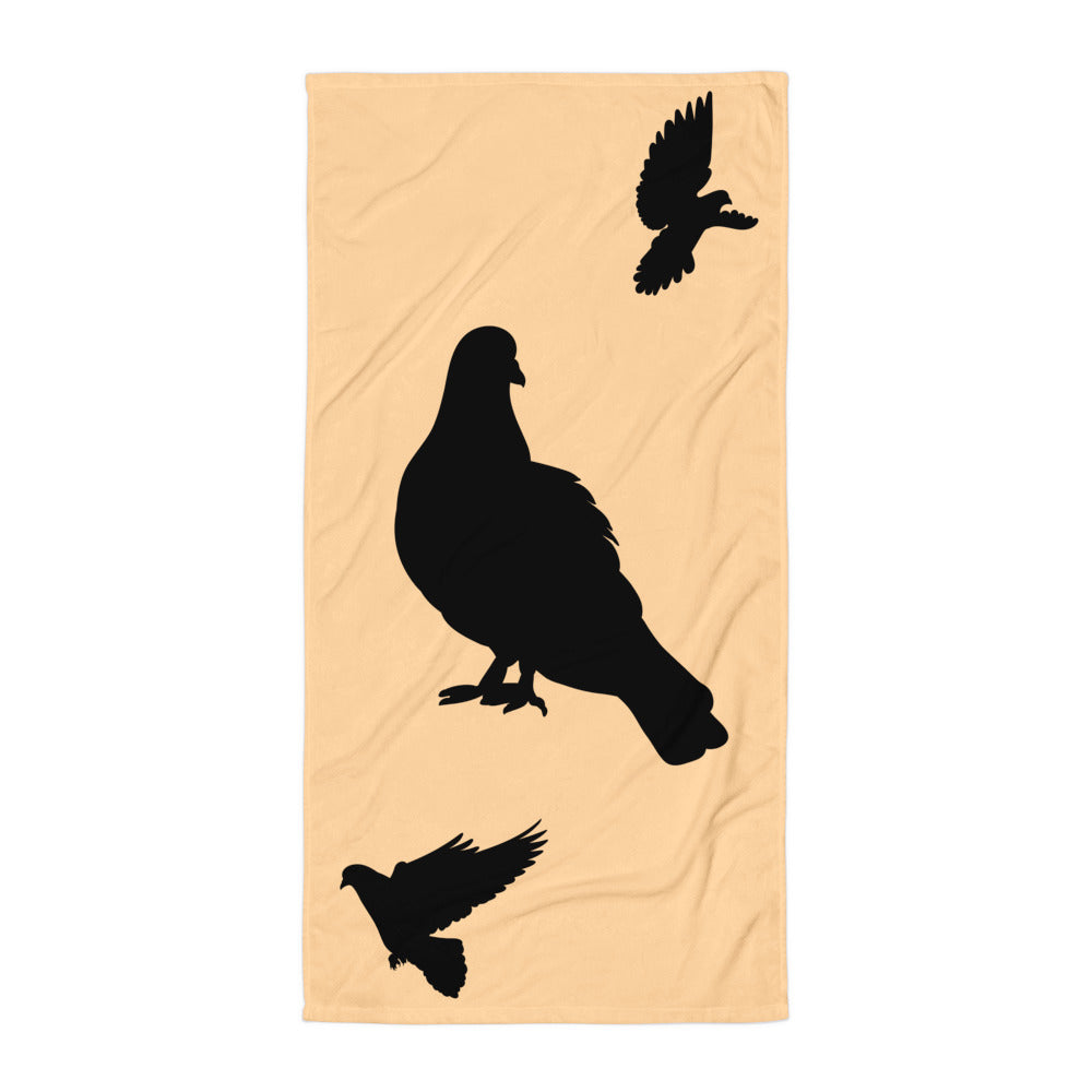 Bird Silhouette Towel - Pigeon