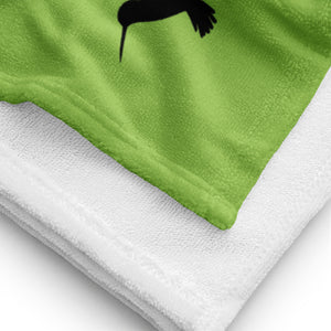 Bird Silhouette Towel - Hummingbird