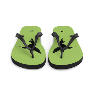 Bird Silhouette Flip-Flops - Hummingbird