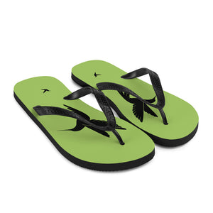 Bird Silhouette Flip-Flops - Hummingbird