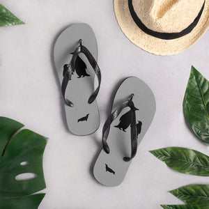 Bird Silhouette Flip-Flops - Penguin