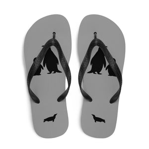 Bird Silhouette Flip-Flops - Penguin