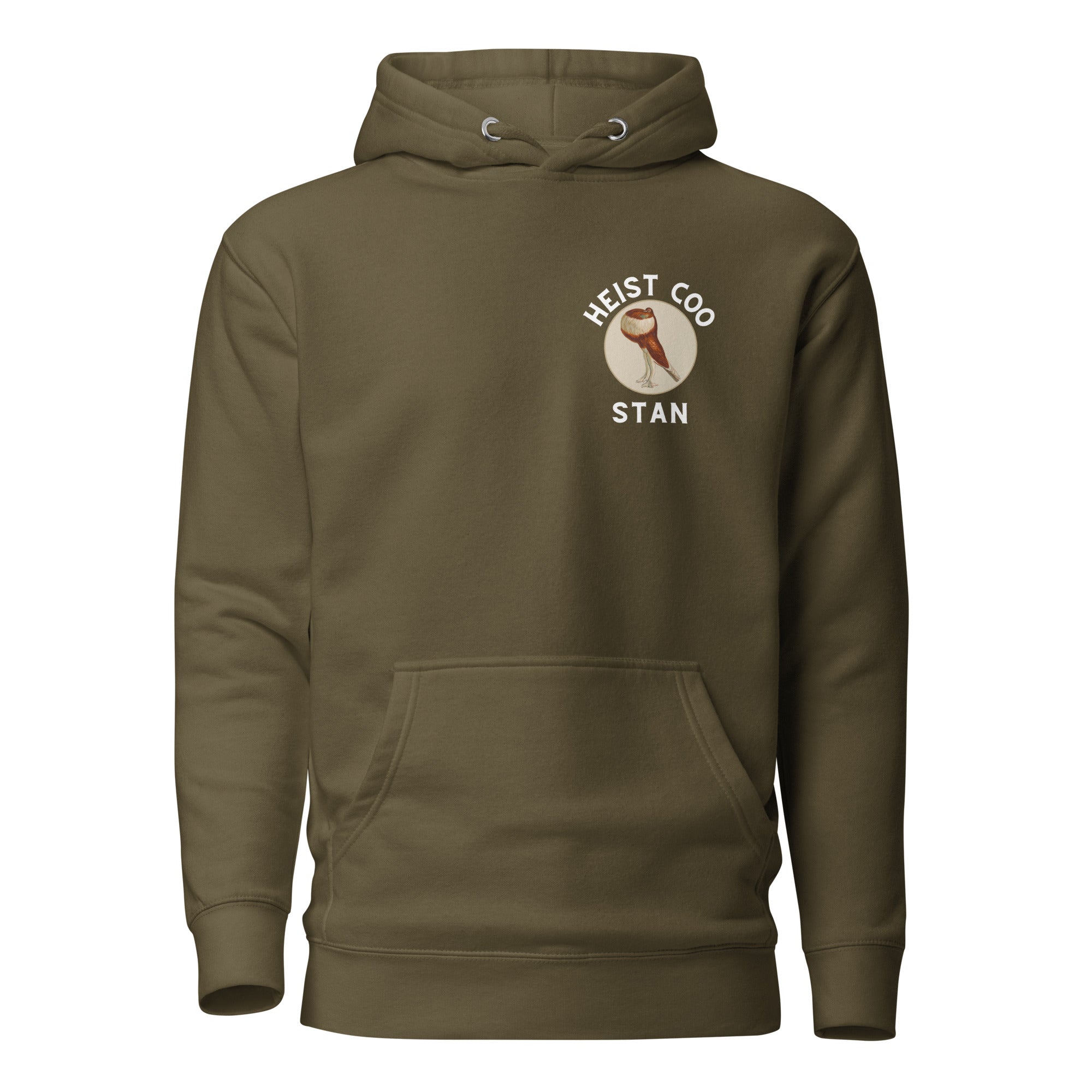 Stan The Muscle - Heist Coo Unisex Bird Hoodie