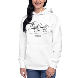 Sanderling Unisex Bird Hoodie