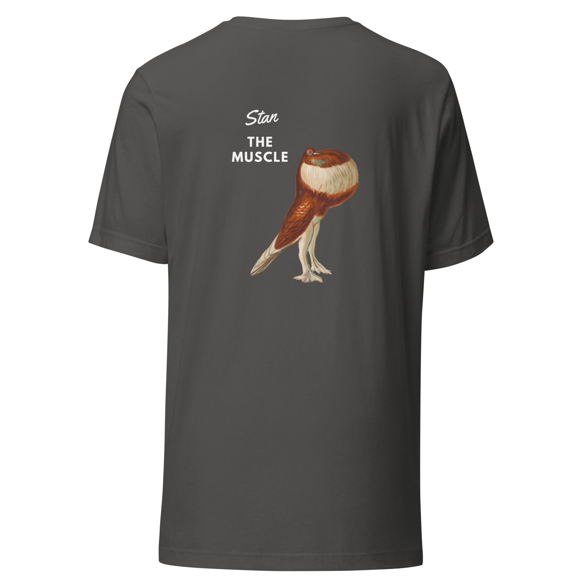 Stan The Muscle - Heist Coo Unisex Bird T-shirt