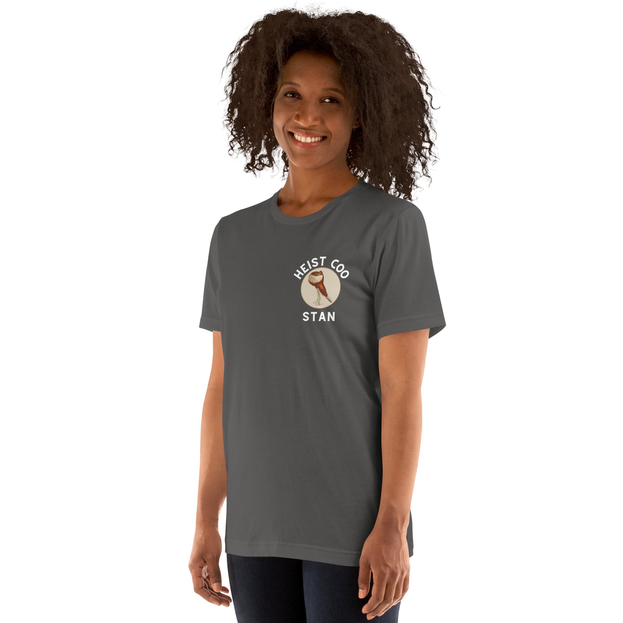 Stan The Muscle - Heist Coo Unisex Bird T-shirt