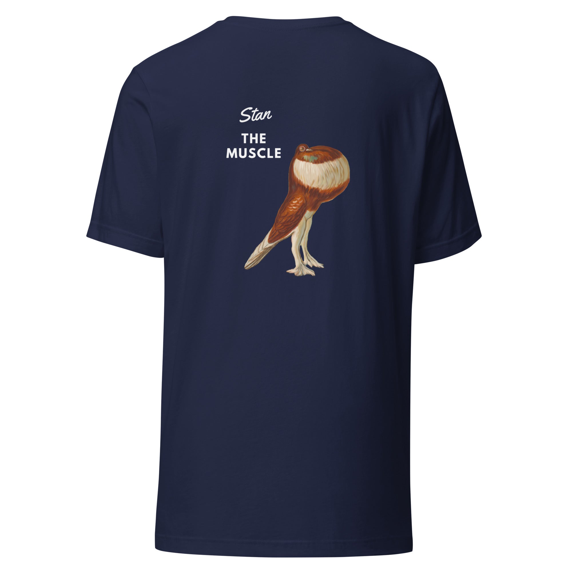 Stan The Muscle - Heist Coo Unisex Bird T-shirt