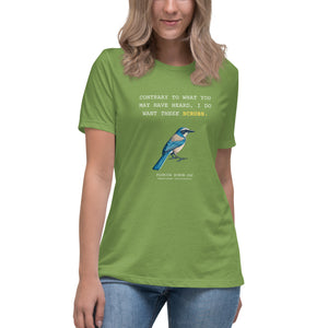 I Want These Scrubs Florida Scrub-Jay Women's Relaxed T-Shirt